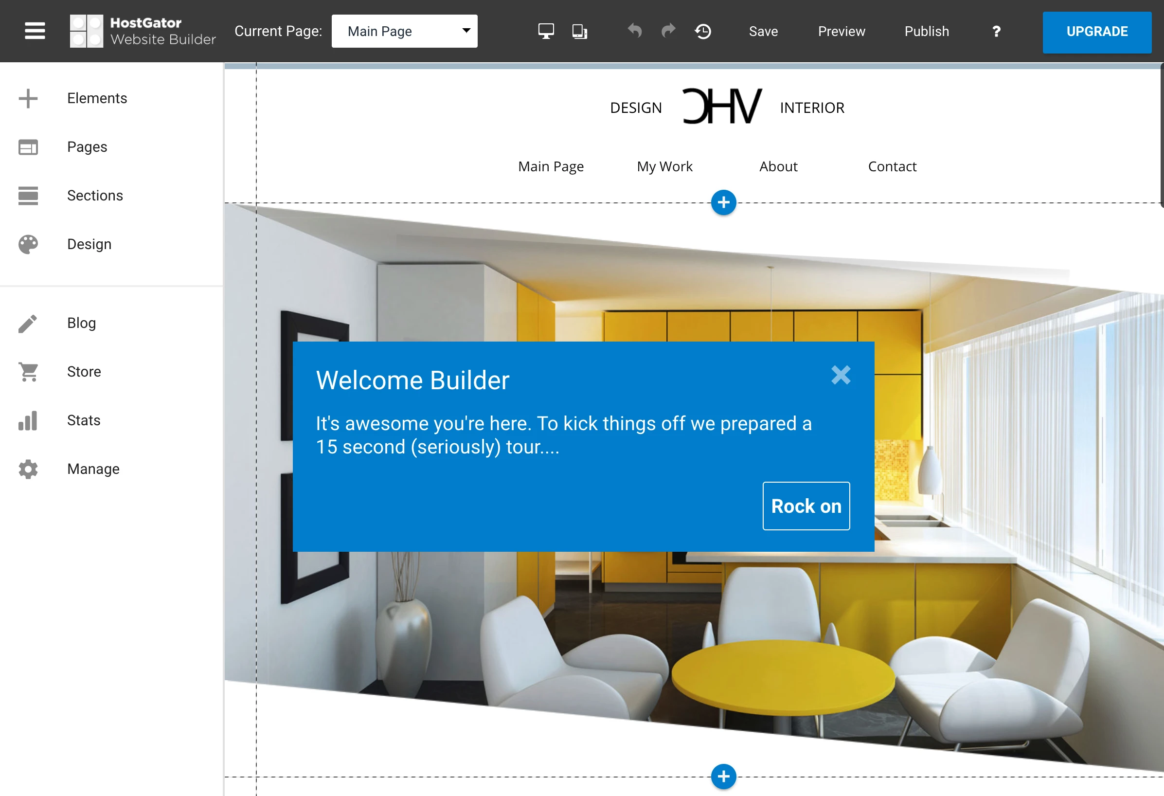 Building a site with HostGator